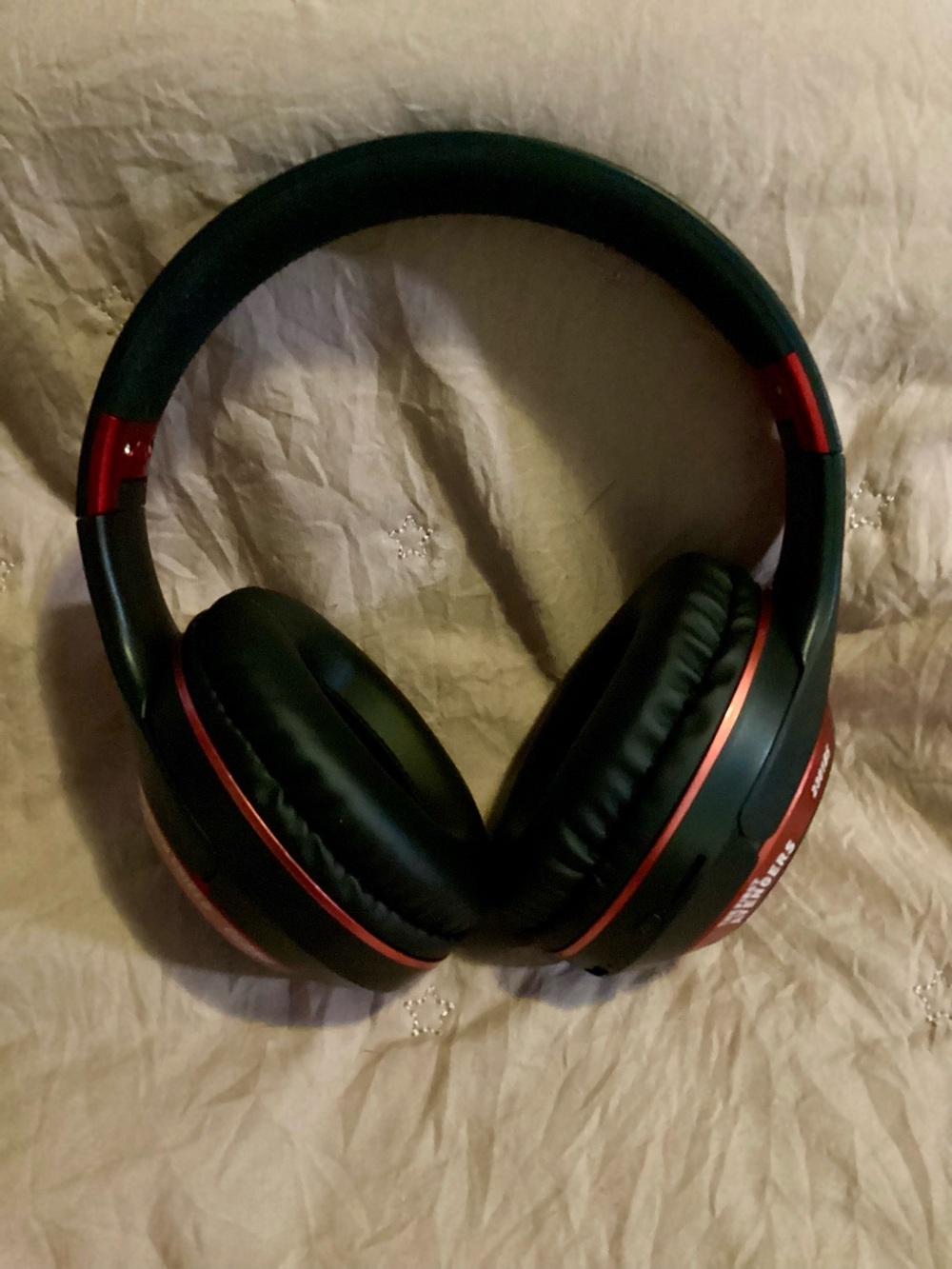 Spider-Man Wireless Over-Ear Headphones in Black and Red